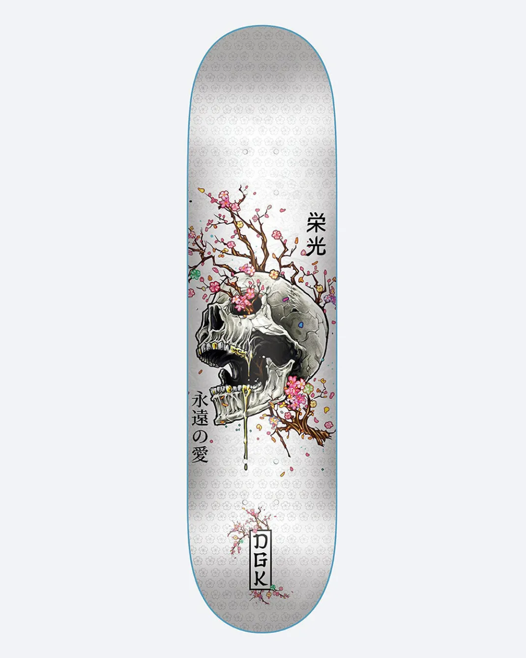 Ancestry White Skateboard Deck