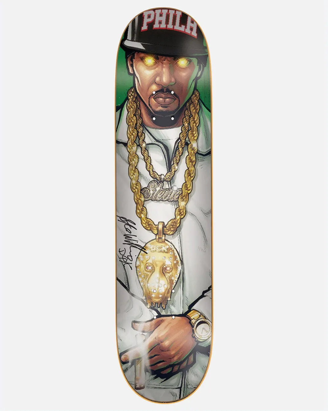 Autographed Possesed Williams 8.1" Skateboard Deck