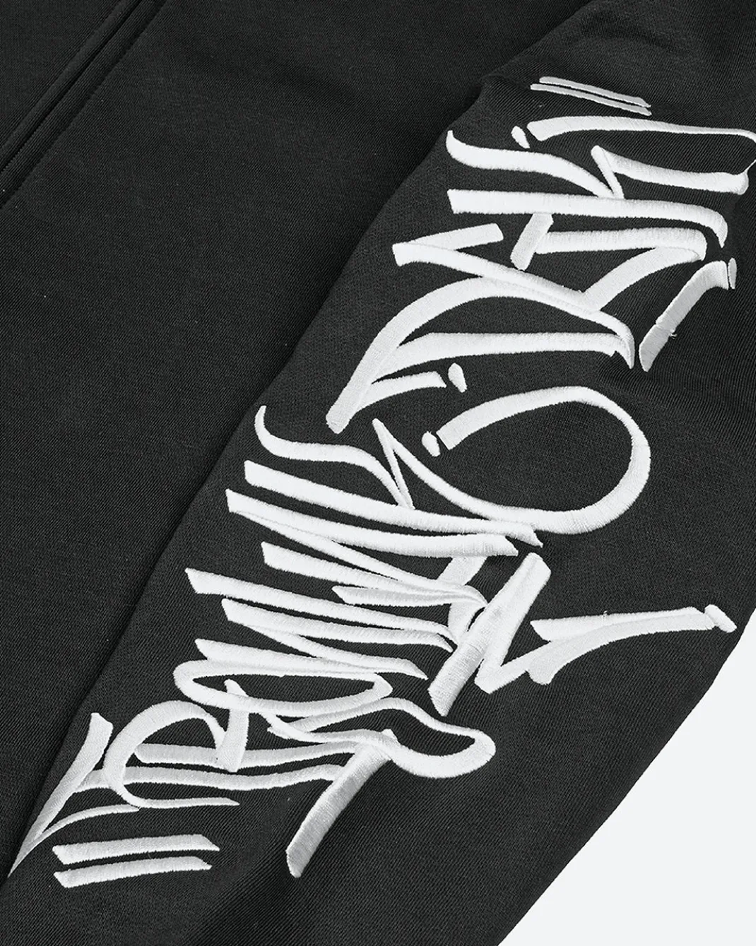 DGK x Ironlak Tag Zip-Up Embroidered Hooded Fleece