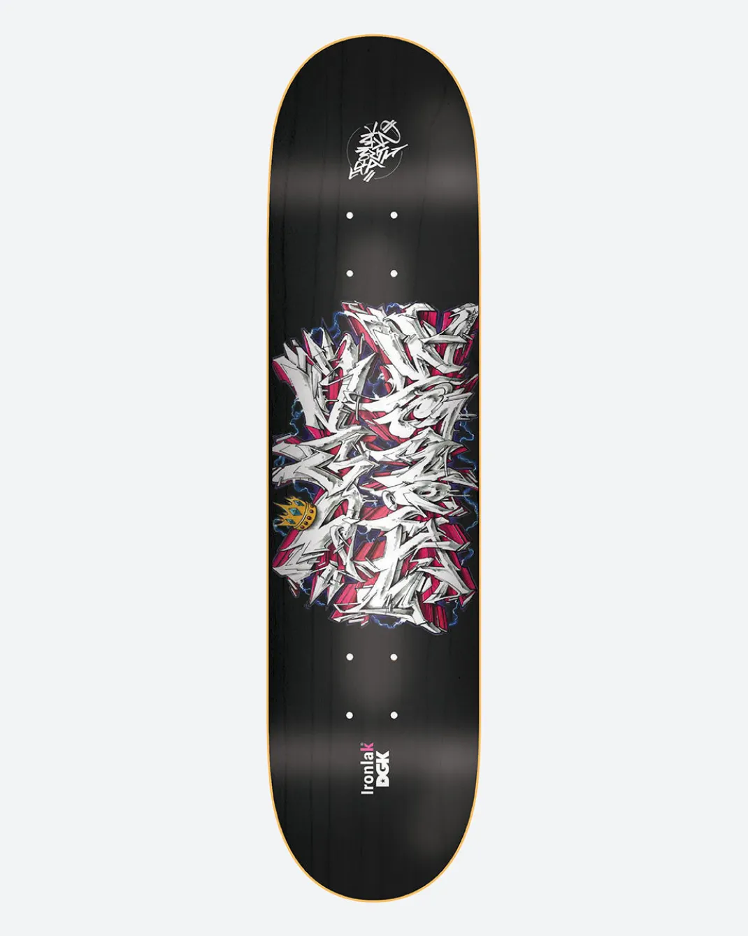 DGK x Ironlak Volts Skateboard Deck