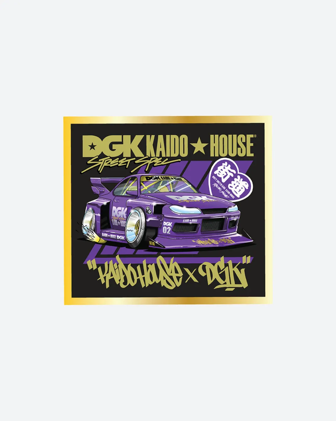 DGK X Kaido House Roulette Racer Sticker