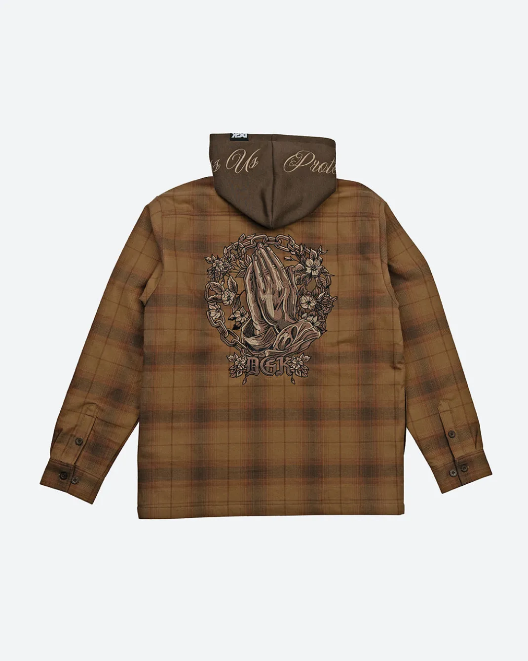 In Chains Embroidered Flannel Shacket