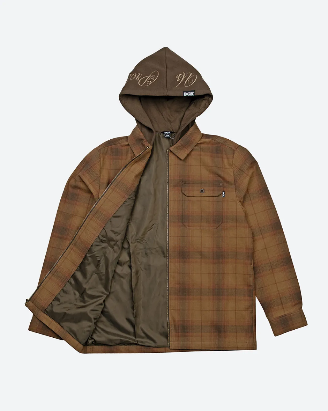 In Chains Embroidered Flannel Shacket