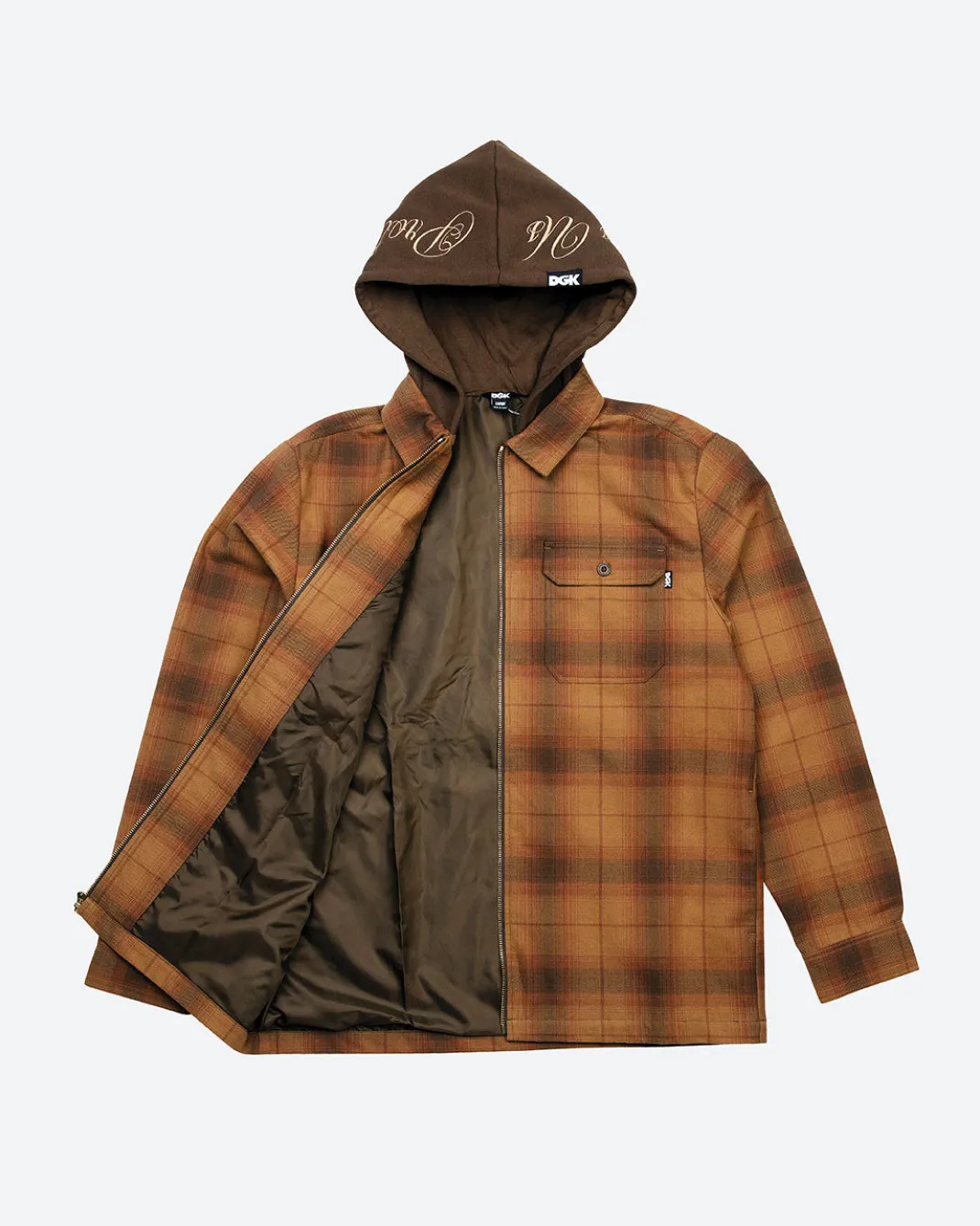 In Chains Embroidered Flannel Shacket