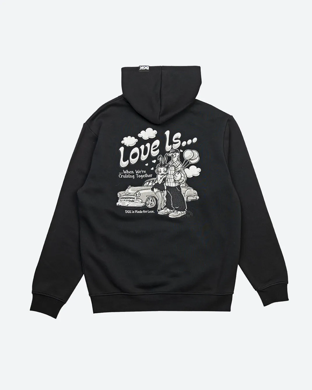 Love Is..Embroidered Hooded Fleece
