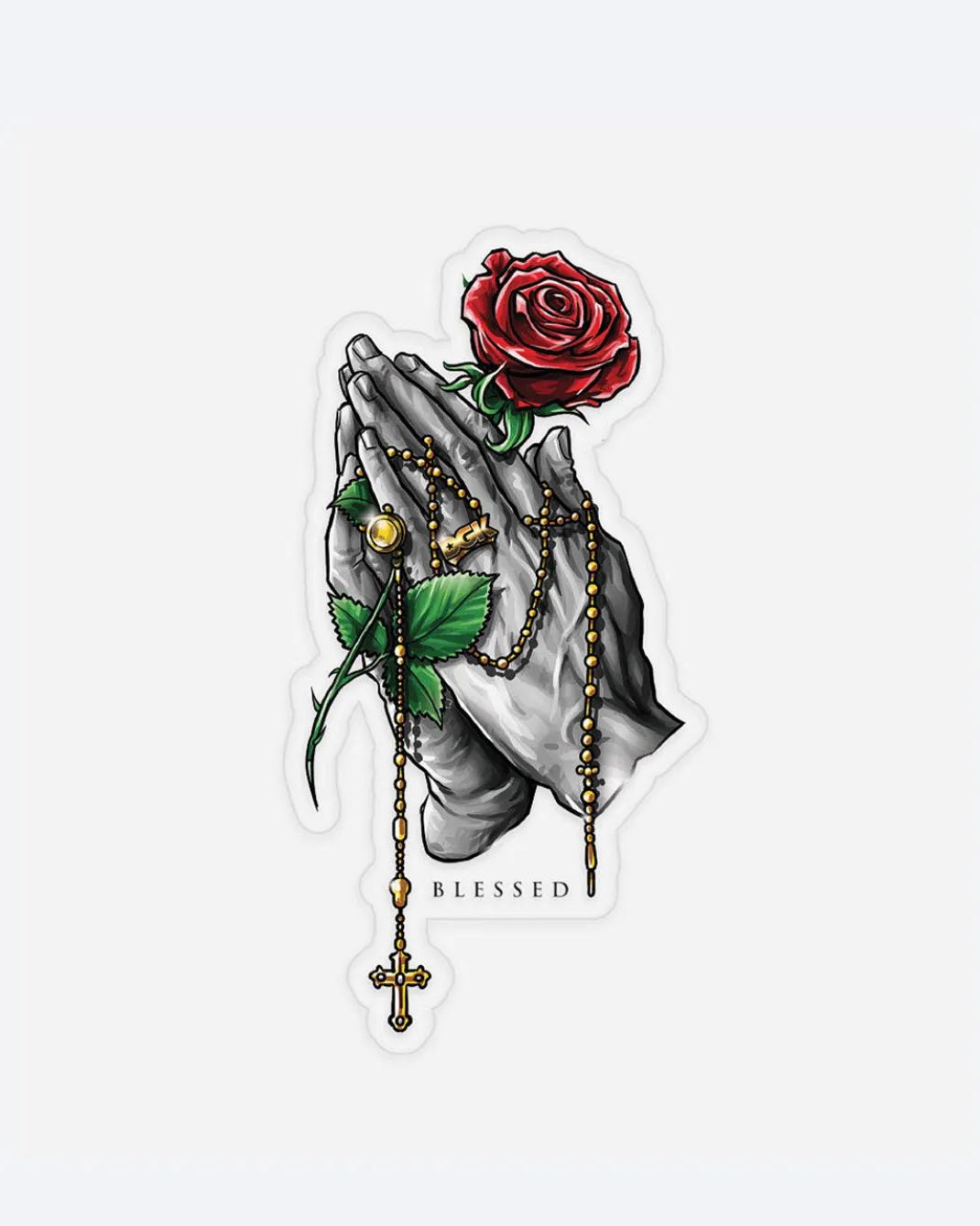 Rosary Sticker